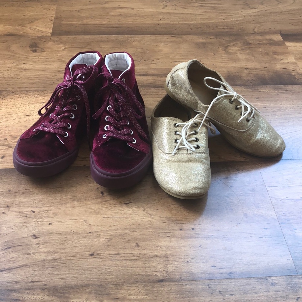 Two Pairs Girls Old Navy Shoes